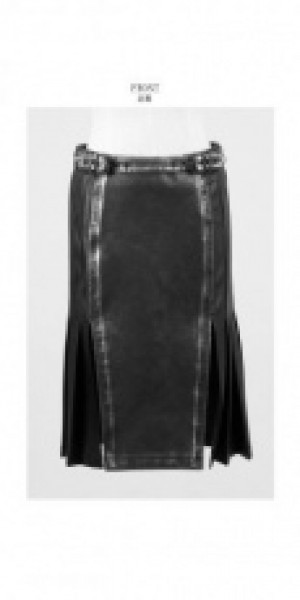  SKIRT Punk Rave Q-208/BK-SI -  