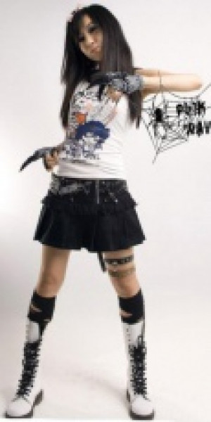  T-SHIRT Punk Rave T-217/BK -  