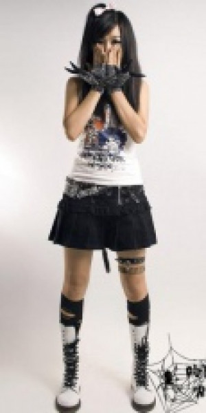  T-SHIRT Punk Rave T-217/BK -  
