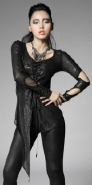 =BLOUSE= Punk Rave T-314/BK -  