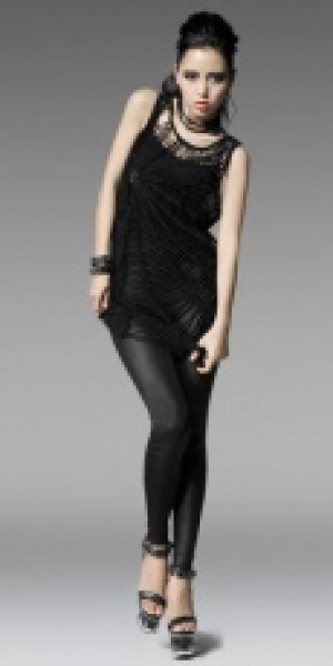  BLOUSE Punk Rave T-318/BK -  
