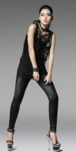  BLOUSE Punk Rave T-318/BK -  