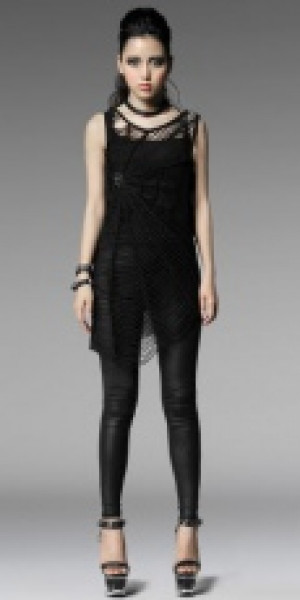  BLOUSE Punk Rave T-318/BK -  