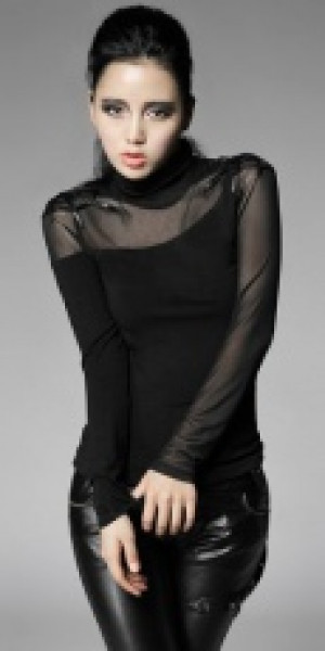  BLOUSE Punk Rave T-320/BK -  
