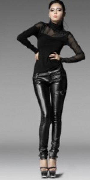  BLOUSE Punk Rave T-320/BK -  