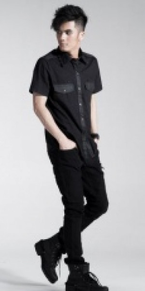  Shirt Punk Rave Y-437/BK -  