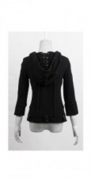  Hooded Jacket Punk Rave Y-447/BK -  