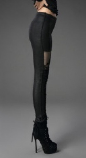  TROUSERS Punk Rave K-244/BK-YE -  