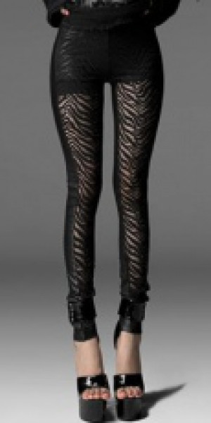  TROUSERS Punk Rave K-153/BK -  