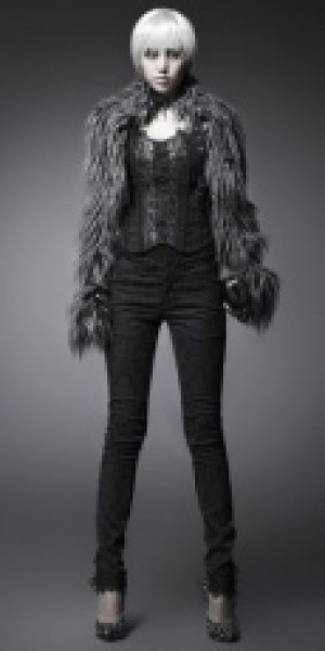  TROUSERS Punk Rave K-164/BK -  