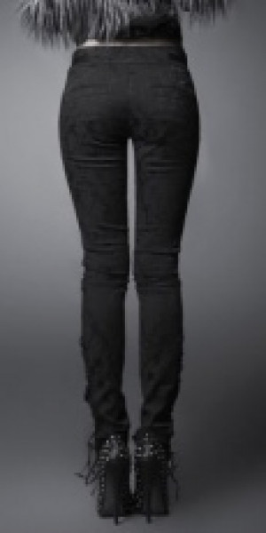  TROUSERS Punk Rave K-164/BK -  
