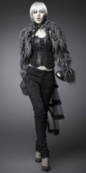  TROUSERS Punk Rave K-164/BK -  