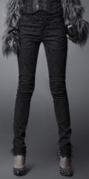 TROUSERS Punk Rave K-164/BK -  