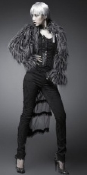  TROUSERS Punk Rave K-164/BK -  
