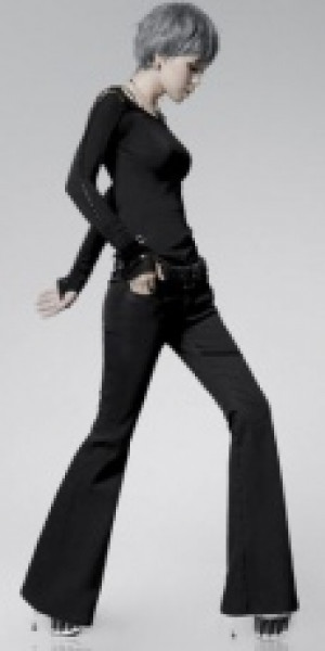  TROUSERS Punk Rave PK-019/BK -  
