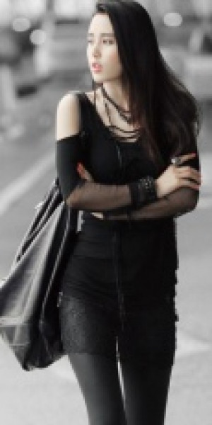  SKIRT Punk Rave PQ-003/BK -  