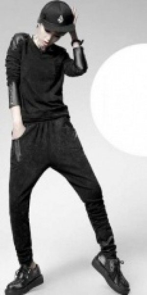  TROUSERS Punk Rave PT-020/BK -  