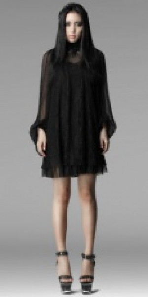  BLOUSE Punk Rave PY-017/BK -  