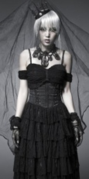  Dress Punk Rave Q-203/BK -  