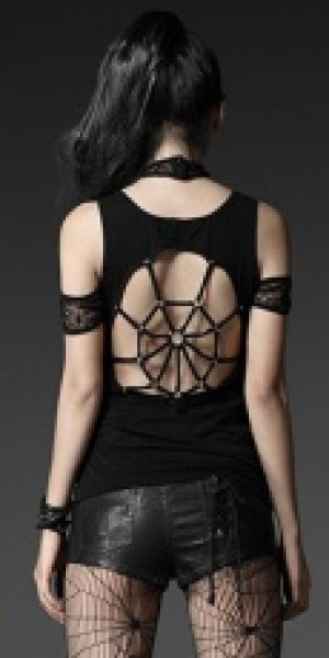  T-SHIRT Punk Rave T-306/BK -  