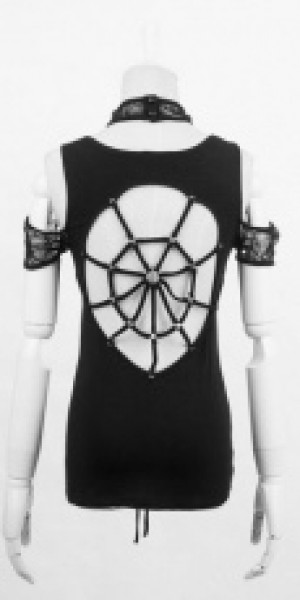  T-SHIRT Punk Rave T-306/BK -  