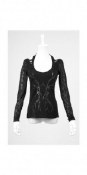 Longsleeve Punk Rave T-324/BK -  