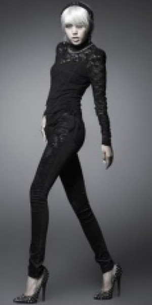  Longsleeve Punk Rave T-326/BK -  