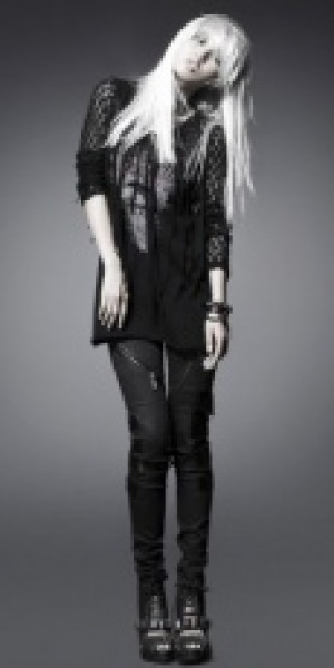  Longsleeve Punk Rave T-327/BK -  