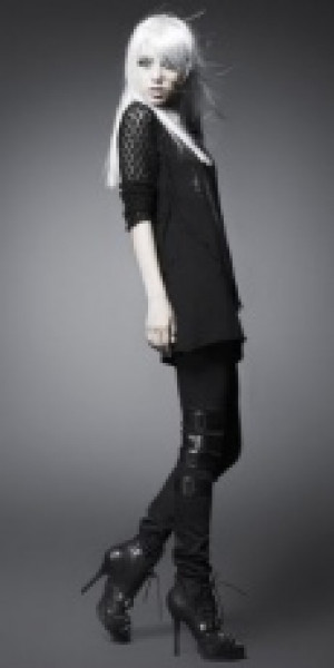 Longsleeve Punk Rave T-327/BK -  