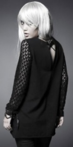  Longsleeve Punk Rave T-327/BK -  