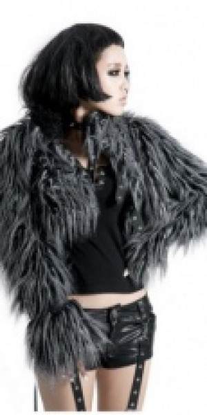  JACKET Punk Rave Y-416/BK-GY -  