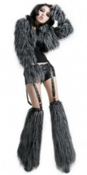 JACKET Punk Rave Y-416/BK-GY -  