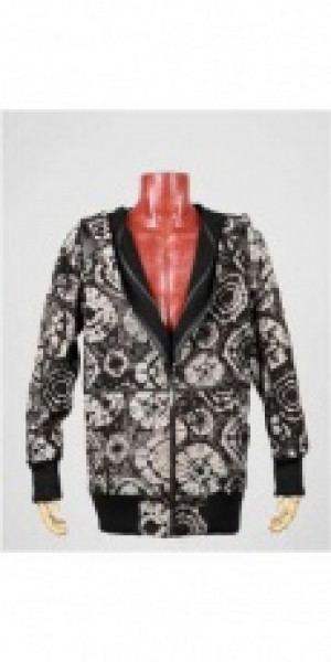  Hooded Jacket Punk Rave Y-476/BK -  
