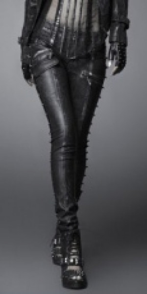  TROUSERS Punk Rave K-170/BK-SI -  