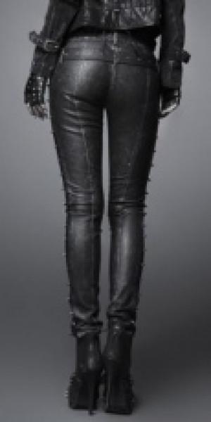  TROUSERS Punk Rave K-170/BK-SI -  