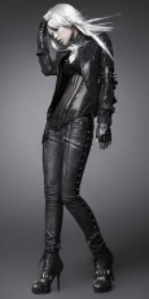 TROUSERS Punk Rave K-170/BK-SI -  
