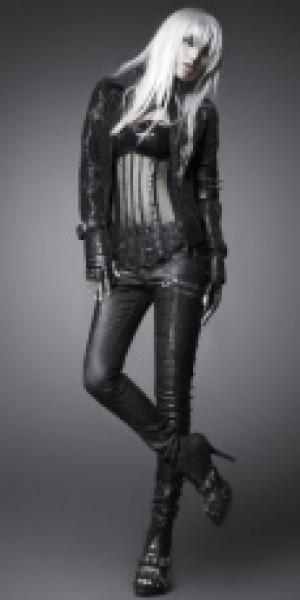  TROUSERS Punk Rave K-170/BK-SI -  