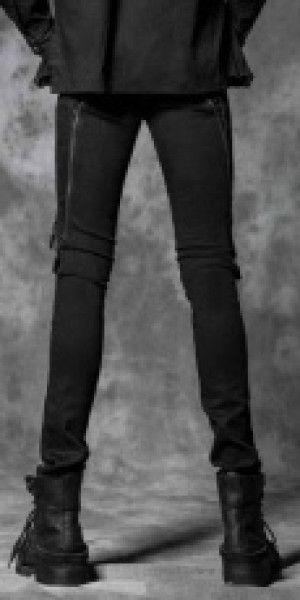  TROUSERS Punk Rave K-172/BK -  