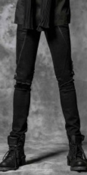  TROUSERS Punk Rave K-172/BK -  
