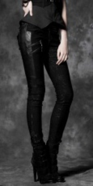  TROUSERS Punk Rave K-173/BK -  