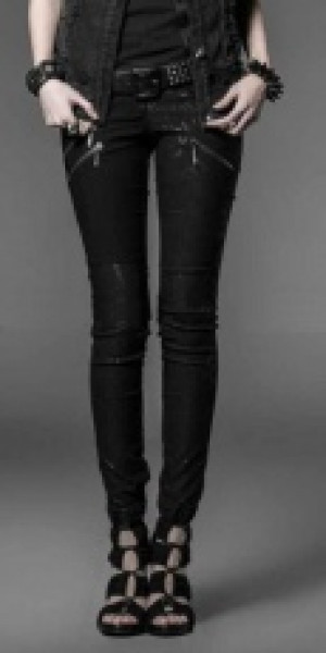  TROUSERS Punk Rave K-173/BK -  