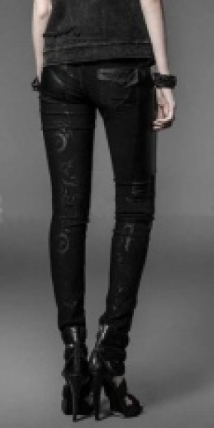  TROUSERS Punk Rave K-173/BK -  