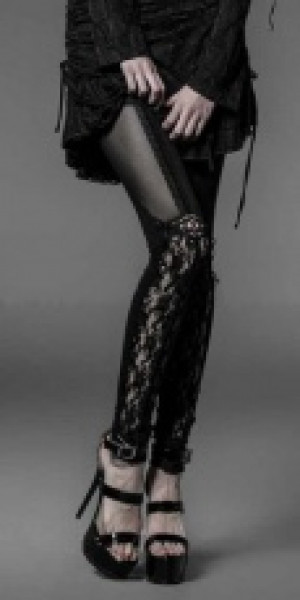  Leggins Punk Rave K-177/BK -  