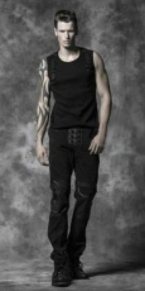  TROUSERS Punk Rave K-178/BK -  