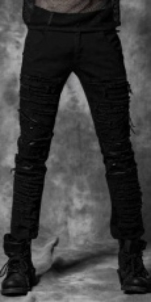  TROUSERS Punk Rave K-179/BK -  