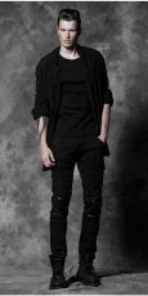  TROUSERS Punk Rave K-179/BK -  