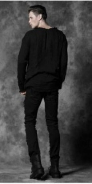  TROUSERS Punk Rave K-179/BK -  