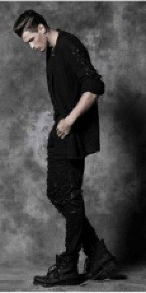  TROUSERS Punk Rave K-179/BK -  