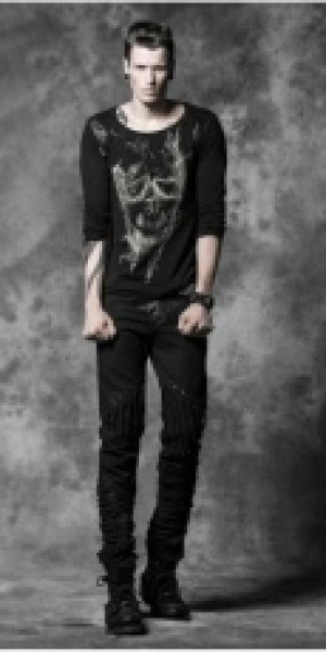  Longsleeve Punk Rave T-325/BK -  
