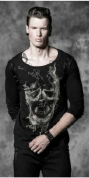  Longsleeve Punk Rave T-325/BK -  